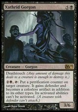 Xathrid Gorgon PL M13 MTG Magic the Gathering Black English Card