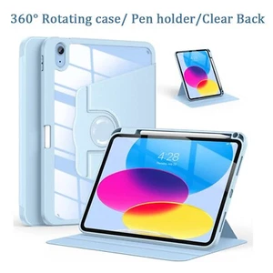 Funda inteligente con soporte giratorio para iPad 5º 6º 7º 8º 9º 10º Generación EE. UU. - Imagen 1 de 26