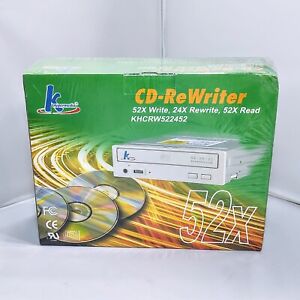 K Hypermedia 52X CD-ReWriter Internal CD-RW Desktop Computer Drive New Sealed!!