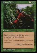Magic the Gathering MTG Elven Cache (105) Visions   LP