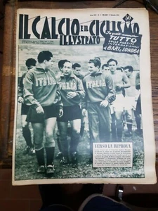 Il calcio e il ciclismo illustrato n. 2 1955 Italia Nazionale L2 ^ - Bild 1 von 1