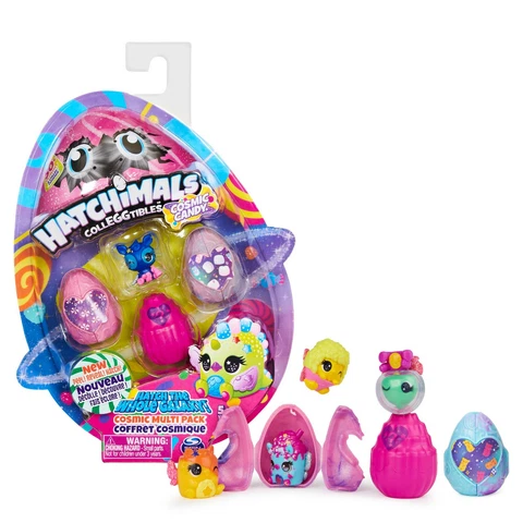 COSMIC CANDY Hatchimals CollEGGtibles 4 PACK Hatch The Galaxy Alien Eggs Cover