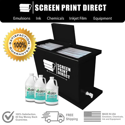 Ecotex® Screen Printing Equipment - 30 Gallon Dip Tank & 2-N-1 Solution