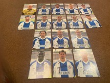 16 German Bundesliga Hand-Signed Player Postcards - Hansa Rostock 1998/99 Lange+