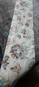 Vintage 1950s valence ballet ballerinas roses pocket rod craft fabric MCM - Picture 1 of 8