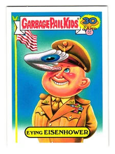 Eying Eisenhower 2015 Garbage Pail Kids President Dwight Parody Sticker - Picture 1 of 2