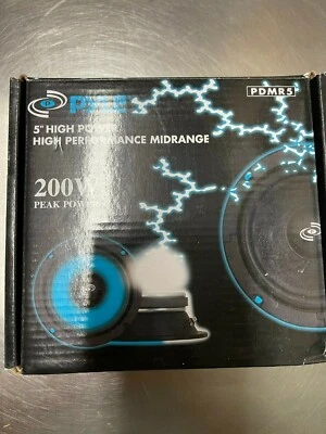 Pyle PDMR5 Car DJ/Home Mid Bass Mid Range 5" Speaker Drivers Audio, 200W - Image 1 of 2