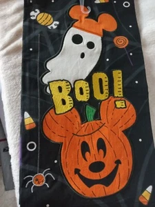 Disney Parks Halloween Mickey Kürbis Geist 2022 BOO Halloween Küchentuch Neu - Bild 1 von 3