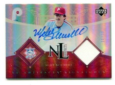 MIKE SCHMIDT 2005 UD Upper Deck Artifacts NL Auto Autograph Jersey 11/30 HOF SP