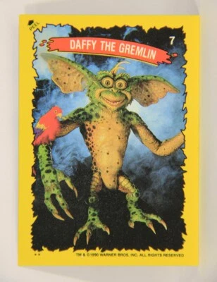 Gremlins 2 The New Batch 1990 Trading Card Sticker #7 Daffy The Gremlin L006876 - Image 1 of 2