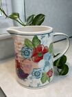 Anthropologie Molly Hatch Floral Pitcher Decanter New