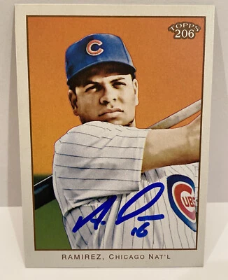 2009 Topps 206 #272 Aramis Ramirez Signed Autographed Card - Image 1 of 2