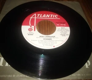 Spinners Body Language Promo Demo NFS Mono and Stereo 7" 45 Atlantic Records - Picture 1 of 2