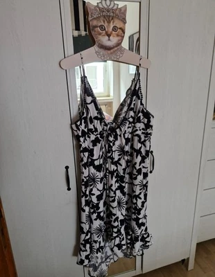 💕Shein Blumen Midikleid 4xl Gr.54 wie neu💕 - Bild 1 von 3