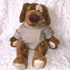 Vintage Commonwealth 2003 Brown Dog Soft Rare Plush Toy - Picture 1 of 12