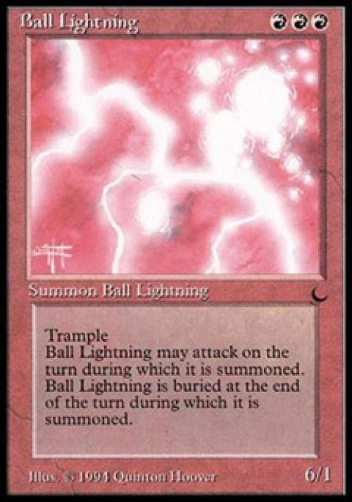 MTG English Ball Lightning NM Normal The Dark - Image 1 of 1