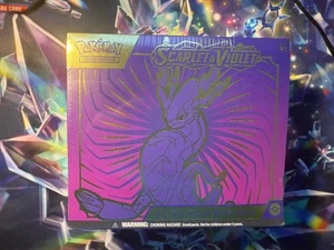 Pokemon TCG: Scarlet & Violet Base Set - Elite Trainer Box (Miraidon) - Sealed - Picture 1 of 4