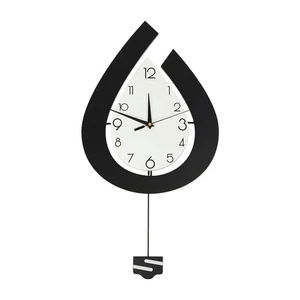 Large Wall Clock for Living Room Decor Big Pendulum Modern Silent Wall Clock - Picture 1 of 14