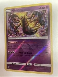 Pokémon Sol y Luna Mentes Unificadas Raro Holograma Inverso Giratina 86/236 LP Envío Gratis - Imagen 1 de 2