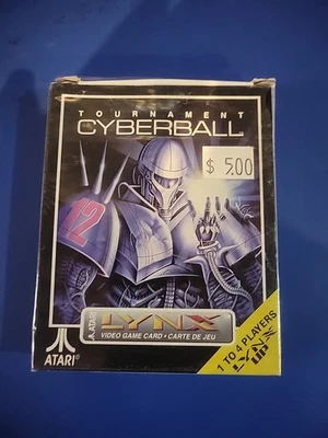 Tournament Cyberball Atari Lynx 1990 Video Game by Tengen - Image 1 of 4