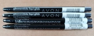 4x Avon Glimmersticks Liqui-Glide Eye Liner ~ Black Plum ~ New & Factory Sealed - Picture 1 of 2