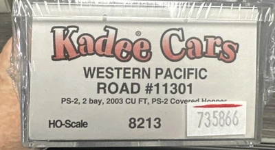 Kadee Cars HO RTR #8213 PS-2 2 Bay Covered Hopper Western Pacific NIB - Image 1 of 3