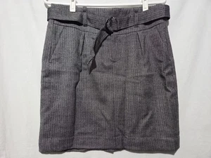 Banana Republic Women Size 8 Wool Lined Straight & Pencil Short Skirt Black - Picture 1 of 4