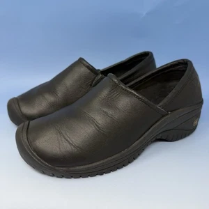 Keen Utility PTC Slipper II bequeme Arbeitsschuhe schwarzes Leder Damengröße 8,5 M - Bild 1 von 10