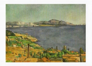 Postcard Paul Cezanne "Gulf of Marseilles seen from L'Estaque" 1885 MINT Unused - Picture 1 of 1