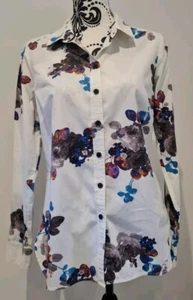 Joules Shirt Blouse Size 10 UK Floral Mint Condition - Picture 1 of 6