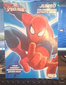 BENDON MARVEL SPIDERMAN JUMBO CHILDREN'S COLORING & ACTIVITY BOOK, 80 PAGES - Picture 1 of 4