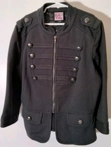 Chaqueta para niña LA Kitty gris oscuro talla M 60 % algodón 40 % poliéster 14 botones - Imagen 1 de 13