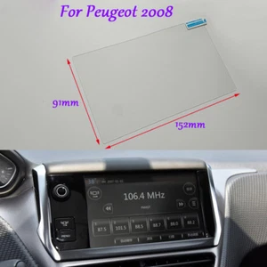 7 inch Car GPS Navigation Screen HD Glass Protective Film For Peugeot 2008 - Picture 1 of 7