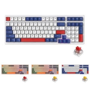 RGB Backlight Personalized Keypad Gaming Keyboard USB K98 for Computer Laptop PC - Picture 1 of 24