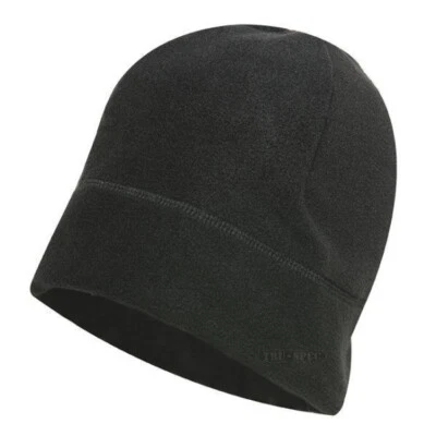 Tru Spec Fleece Night Watch Cap in Black One Size Fits All Cold Weather Knit Cap - Image 1 of 2