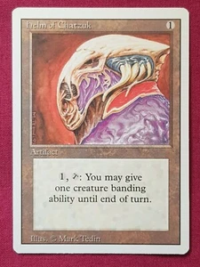 Magic The Gathering REVISED HELM OF CHATZUK artifact card MTG - Picture 1 of 1