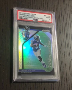 2018 Prizm LAMAR JACKSON Rookie Introduction #RI-12 RC SP Silver Prizm PSA 9 - Picture 1 of 1