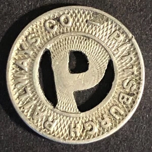 Pittsburgh Railways Co. PA WM -- G/F One Fare "2" 16mm - Picture 1 of 3