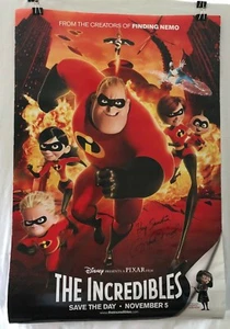 Filmposter Die Unglaublichen 2004 Disney Pixar signiert signiert handsigniert von Brad Bird - Bild 1 von 11