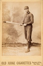 1888-89 Old Judge Cabinet N173 Ed Delahanty          Hall of Famer     Reprint