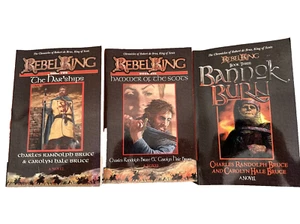Rebel King Books 1-3 Charles/Carolyn Bruce PB Signed 1st Edition - Imagen 1 de 23