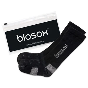 Biosox Kids Merino Wool Ski Socks - Black - Picture 1 of 5