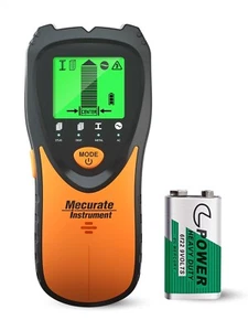 Mecurate Stud Finder Wall Scanner Sensor 5 in 1 Electronic LED Alarm Metal Wood - Picture 1 of 13