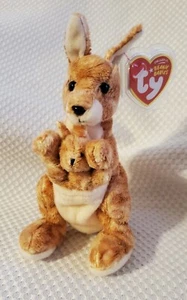 Ty Beanie Baby - BOUNDER - Kangaroo (Australia Exclusive) New/Tags FREE SHIPPING - Picture 1 of 9