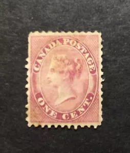 BroadviewStamps Canada #14 Mint VF centering. Short perfs (VG-F). Heavy hinge. - Picture 1 of 2