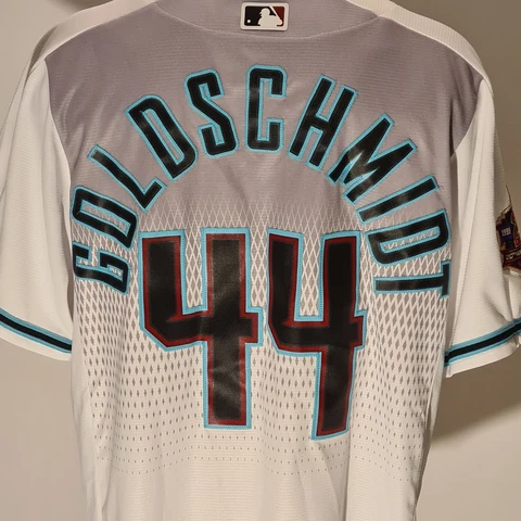 Majestic Paul Goldschmidt Arizona Diamondbacks Jersey SizeM 20th Anniversary MLB Cover