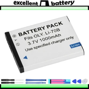 Battery For Olympus Li-70B Li-70C FE-4020 FE-4040 FE-5040 VG-130 VG-140 VG-145 - Picture 1 of 8