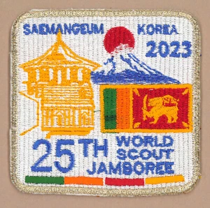 Parche contingente 2023 World Scout Jamboree Sri Lanka Ist Eist Scouts (SILVER BO) - Imagen 1 de 2