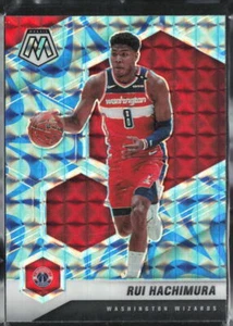 2020-21 Panini Mosaic #161 Rui Hachimura Mosaic Reactive Blue Prizm Wizards - Picture 1 of 2