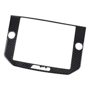 Carbon Fiber Navigation Screen Frame Trim Fit For Maserati Ghibli 2014-2022 mo - Picture 1 of 4